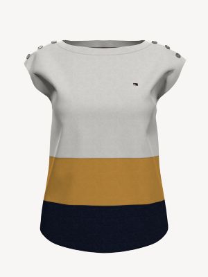 yellow tommy hilfiger top