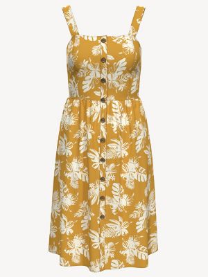 tommy hilfiger yellow dress