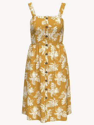 tommy hilfiger yellow dress