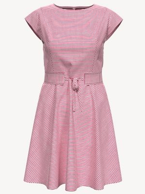 tommy hilfiger pink striped dress