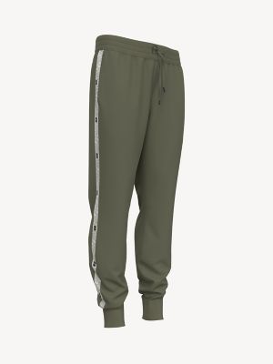 tommy hilfiger grey tape joggers