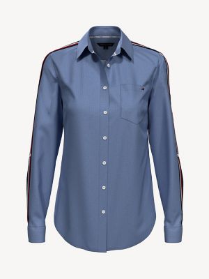 Essential Stripe Tape Shirt | Tommy 