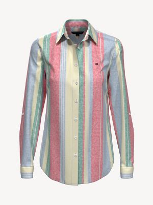 tommy hilfiger maroon shirt
