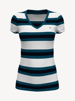 red tommy hilfiger t shirt women's