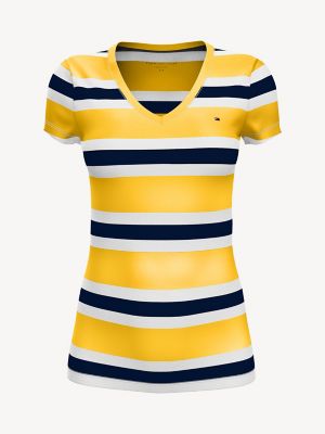 tommy hilfiger women's yellow top