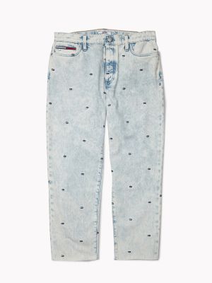 tommy embroidered jeans