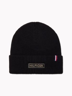 tommy hilfiger black beanie