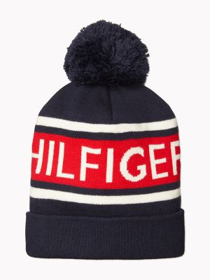 tommy hilfiger bobble hat womens