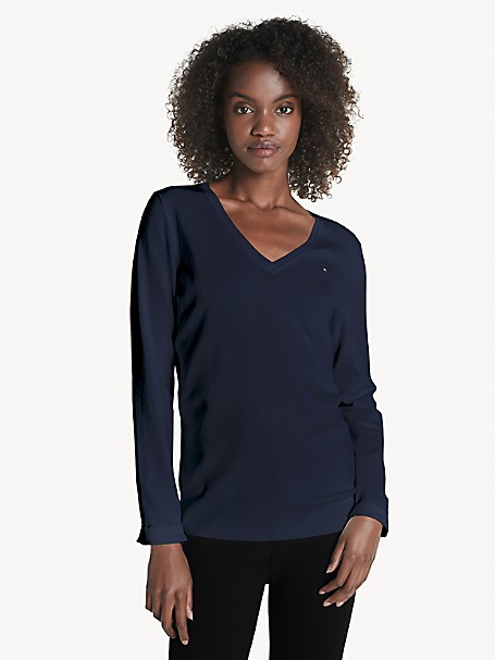Essential Solid V-Neck Sweater