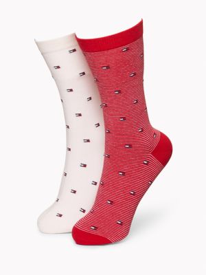 red tommy hilfiger socks