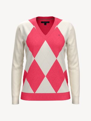 hilfiger v neck sweater