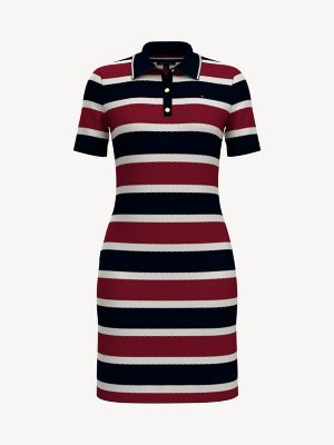 tommy hilfiger striped polo dress