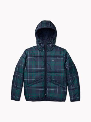 Essential Packable Plaid Puffer Jacket 