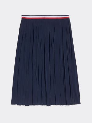 tommy pleated skirt