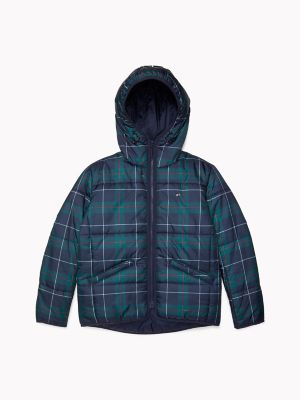 tommy hilfiger packable down jacket with hood