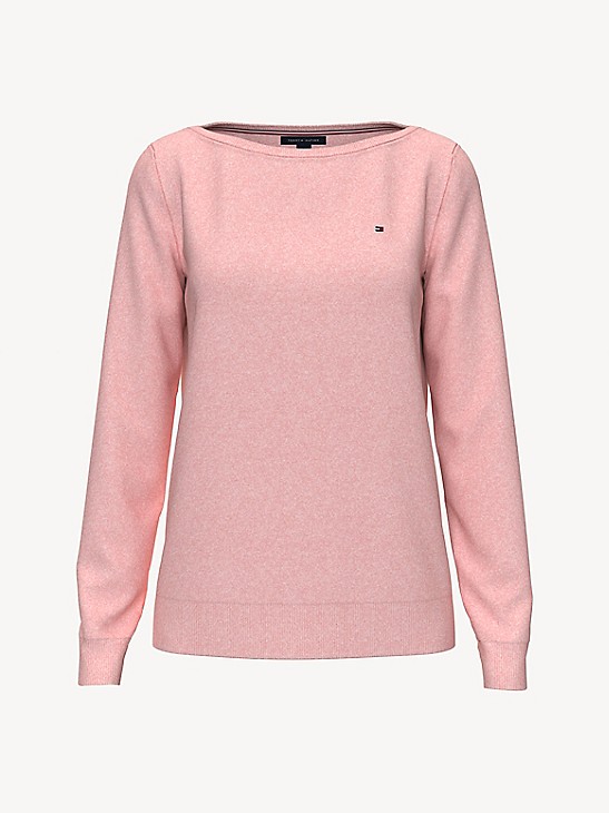 Essential Solid Boatneck Sweater