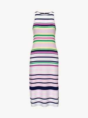 tommy hilfiger striped sleeveless dress