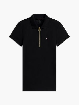 トップス philme polo black size2 トップス philme polo black size2 Slim Fit Zip Polo | Tommy