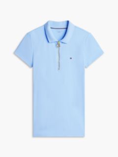 Slim Fit Zip Polo — Vessel Blue 6