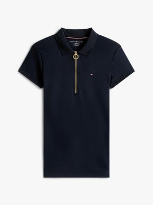 トップス BoTT x TTTMSW BoTTT Zip Up Polo BoTTT】Zip Up Polo NAVY BOTT TTTMSW