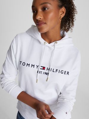 Embroidered Tommy Logo Terry Hoodie | Tommy Hilfiger USA