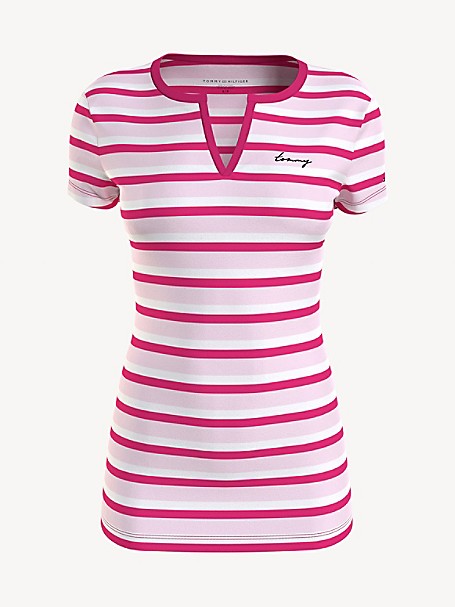 Tommy Hilfiger Mädchen Essential Stripe Top S/S Hemd