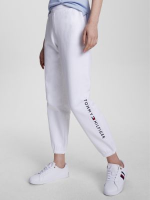 Tommy Hilfiger Women's Varsity Logo Sweatpant - White/Natural - M -  ShopStyle Activewear Pants