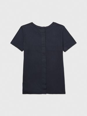 Seated Fit Stripe Signature T-Shirt, Sky Captain