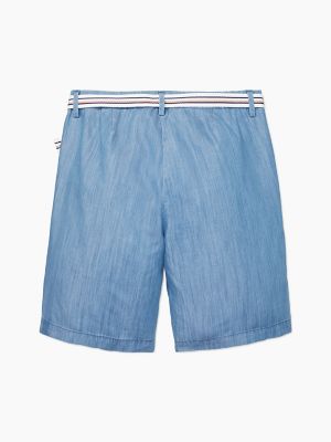 Seated Fit Chambray Chino Short, Medium Wash