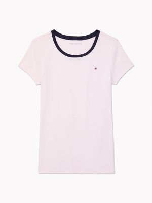 Hot pink store tommy hilfiger shirt