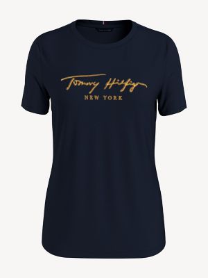 T-shirt Tommy Hilfiger Signature Tape Logo T-Shirt UM0UM02422 YBR