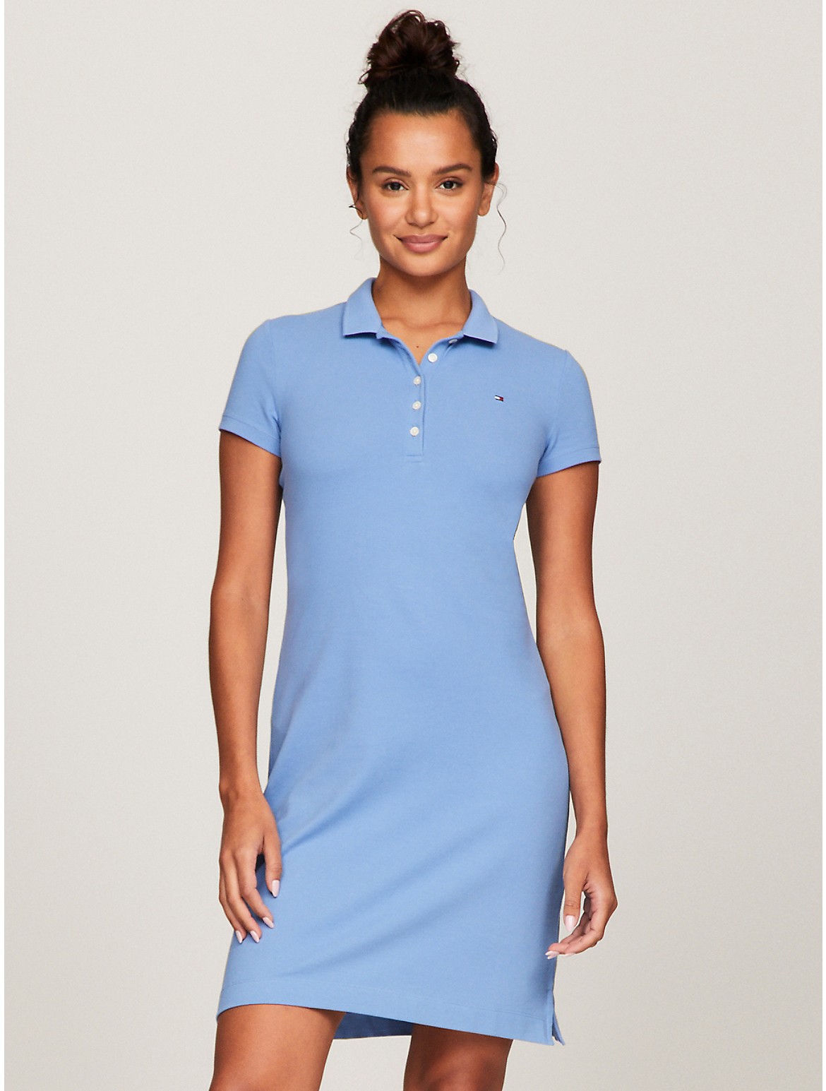 Tommy Hilfiger Women's Stretch Cotton Polo Dress