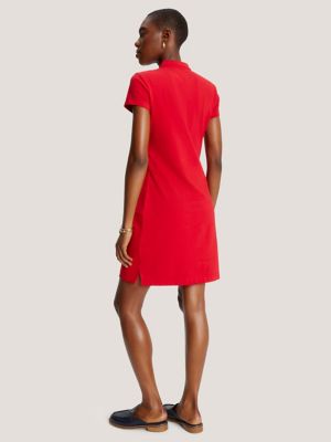 Stretch Cotton Slim Fit Polo Dress | Tommy Hilfiger