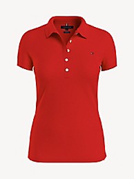 Tommy Hilfiger Femme Vêtements Tops & T-shirts T-shirts Polos Polo Curve Essential à patte emblématique 