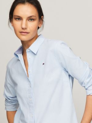Женские рубашки Tommy Hilfiger Stretch Oxford Regular Fit Shirt — фото 3