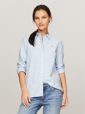 Stretch Oxford Regular Fit Shirt, Skyway