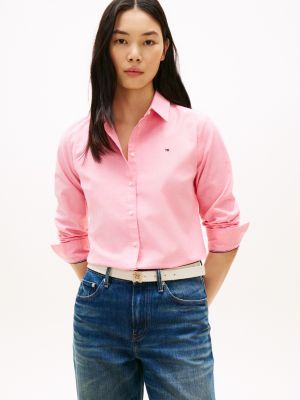 Regular Fit Stretch Oxford Shirt, Garden Rose
