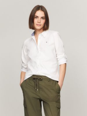 morder arbejdsløshed med uret Regular Fit Stretch Cotton Oxford Shirt | Tommy Hilfiger