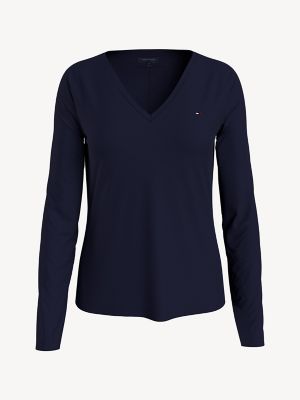 Buy Tommy Hilfiger women color block long sleeve sweat shirt peach grey  ivory Online