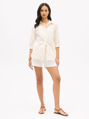 Stripe Stretch Oxford Regular Fit Shirt, Citronella / Optic White