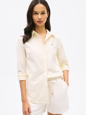 Stripe Stretch Oxford Regular Fit Shirt, Citronella / Optic White