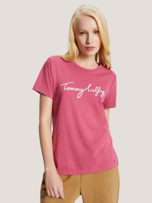 Signature tommy cheap hilfiger t shirt