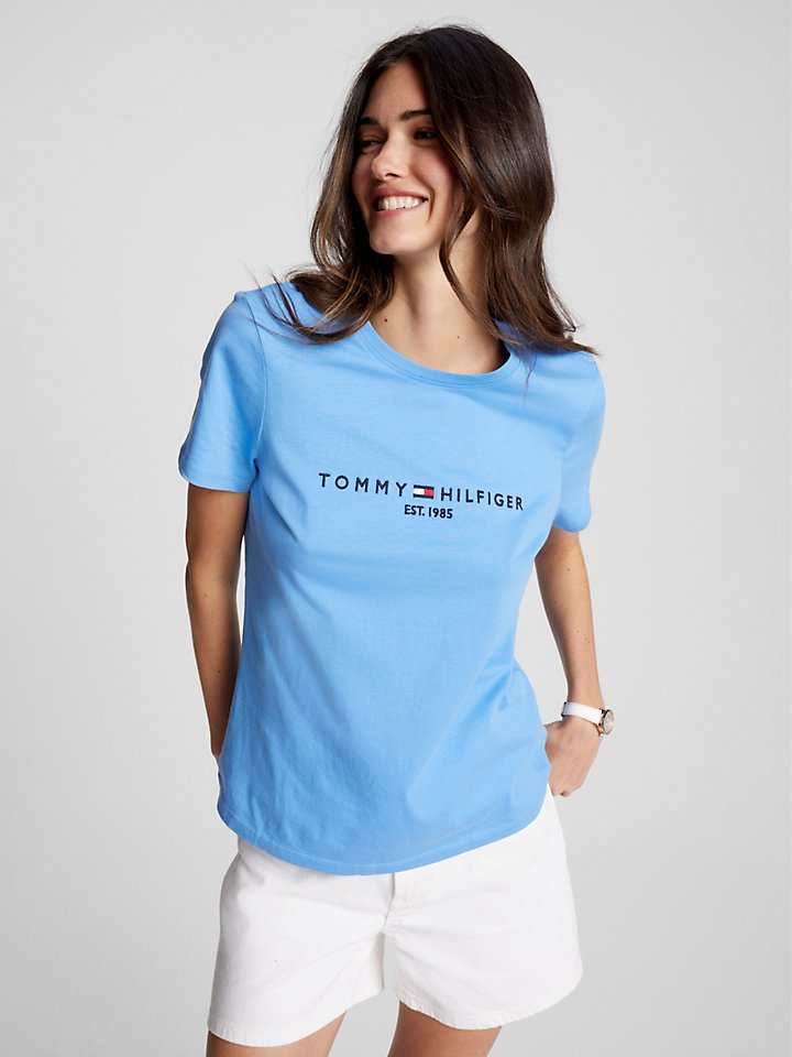 udpege Erfaren person mærke Embroidered Tommy Logo T-Shirt | Tommy Hilfiger