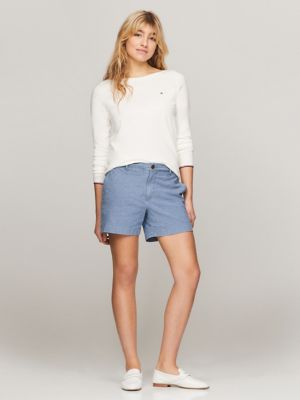 Solid Boatneck Sweater, Milky Way