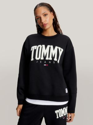 Tommy jeans sweatshirt black sale