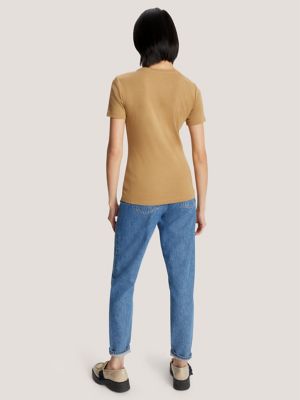 Solid Crewneck Favorite T-Shirt, Pinecone Tan