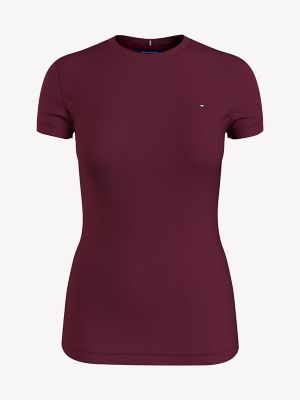 Tee shirt best sale tommy hilfiger rouge