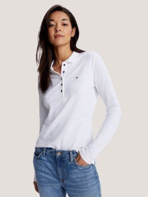 Tommy hilfiger long sleeve polo store shirts womens