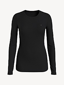 Polo col ras-du-cou à teinture naturelle Tommy Hilfiger Femme Vêtements Tops & T-shirts T-shirts Polos 