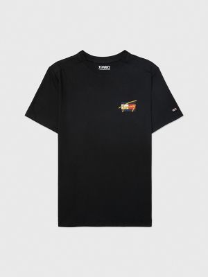 tommy jeans tjm entry collegiate tee, VolcanmtShops